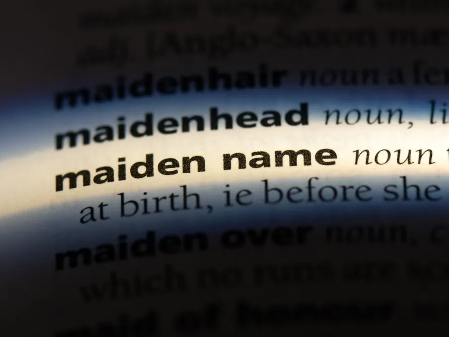 Maiden Name Meaning
